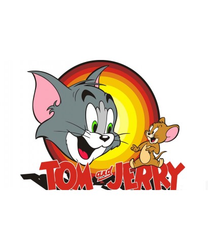 Cialda ostia per torta Tom e Jerry