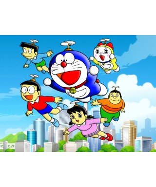 Cialda ostia per torta Doraemon