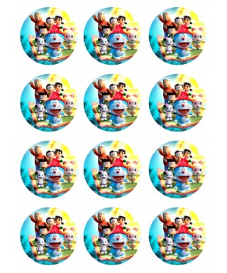 Cialda Ostia per biscotti Doraemon