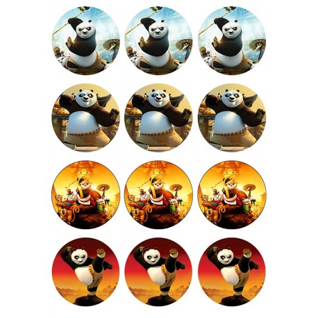 Cialda per biscotti kung fu Panda