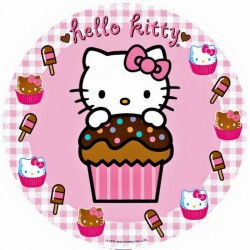 Cialda per torta Hello Kitty