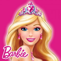 Cialda per torta Barbie